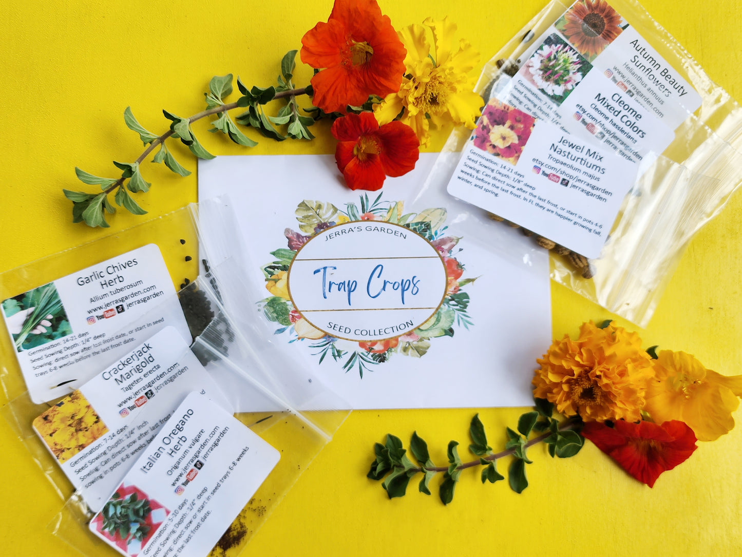 Trap Crop Garden Seed Collection Gift Set